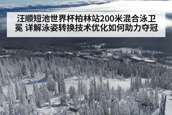 汪顺短池世界杯柏林站200米混合泳卫冕 详解泳姿转换技术优化如何助力夺冠
